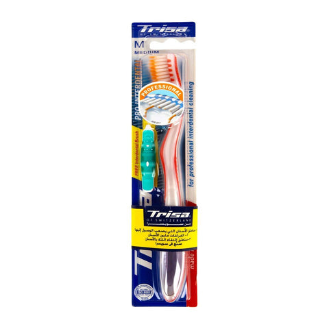 GETIT.QA- Qatar’s Best Online Shopping Website offers TRISA PRO INTERDENTAL MEDIUM TOOTHBRUSH 1 PC at the lowest price in Qatar. Free Shipping & COD Available!