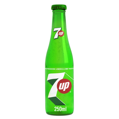 GETIT.QA- Qatar’s Best Online Shopping Website offers 7UP CARBONATED SOFT DRINK GLASS BOTTLE 250 ML at the lowest price in Qatar. Free Shipping & COD Available!