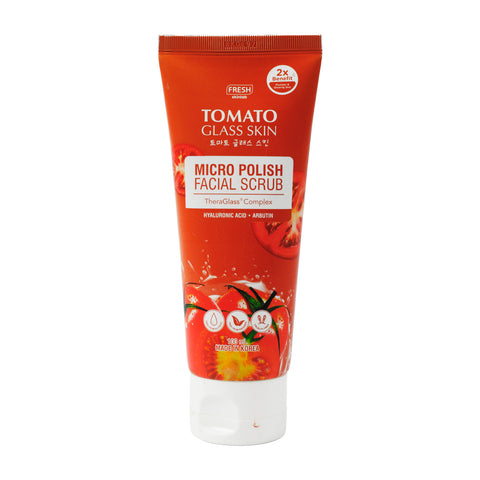 GETIT.QA- Qatar’s Best Online Shopping Website offers FRESH TOMATO GLASS SKIN MICRO POLISH FACIAL SCRUB 100 ML at the lowest price in Qatar. Free Shipping & COD Available!