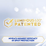 GETIT.QA- Qatar’s Best Online Shopping Website offers NIVEA FACE DAY FLUID LUMINOUS630 EVEN GLOW SPF50 40 ML at the lowest price in Qatar. Free Shipping & COD Available!