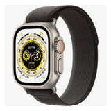 GETIT.QA- Qatar’s Best Online Shopping Website offers APPLE WATCH ULTRA GPS + CELLULAR TITANIUM CASE WITH BLACK/GRAY TRAIL LOOP, 49 MM, MEDIUM/LARGE (BAND SIZE), MQFX3 at the lowest price in Qatar. Free Shipping & COD Available!