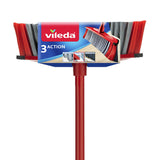 GETIT.QA- Qatar’s Best Online Shopping Website offers VILEDA 3ACTION BROOM WITH STICK-- RED--VB0055 at the lowest price in Qatar. Free Shipping & COD Available!