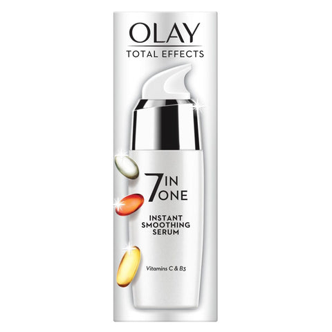 GETIT.QA- Qatar’s Best Online Shopping Website offers OLAY TOTAL EFFECTS 7 IN ONE INSTANT SMOOTHING SERUM 50 ML at the lowest price in Qatar. Free Shipping & COD Available!