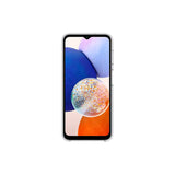 GETIT.QA- Qatar’s Best Online Shopping Website offers SAMSUNG CLEASE CASE FOR GALAXY A14, TRANSPARENT, EF-QA146CTEGWW at the lowest price in Qatar. Free Shipping & COD Available!