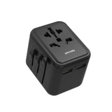 GETIT.QA- Qatar’s Best Online Shopping Website offers PORODO DUAL USB-A UNIVERSAL TRAVEL ADAPTER 2.4A, BLACK, PD-12WUTA-BK at the lowest price in Qatar. Free Shipping & COD Available!