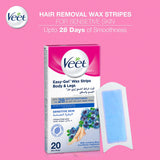 GETIT.QA- Qatar’s Best Online Shopping Website offers VEET HAIR REMOVAL COLD WAX STRIPS SENSITIVE SKIN 20 PCS at the lowest price in Qatar. Free Shipping & COD Available!