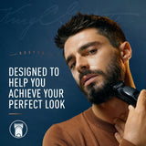 GETIT.QA- Qatar’s Best Online Shopping Website offers KING C. GILLETTE CORDLESS MEN’S BEARD TRIMMER KIT WITH LIFETIME SHARP BLADES AND 3 INTERCHANGEABLE COMBS at the lowest price in Qatar. Free Shipping & COD Available!