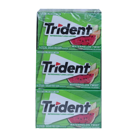 GETIT.QA- Qatar’s Best Online Shopping Website offers TRIDNT GUM WATRMLN.TWST SF 14S at the lowest price in Qatar. Free Shipping & COD Available!