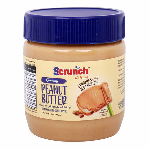 GETIT.QA- Qatar’s Best Online Shopping Website offers SCRUNCH PEANUT.BTR CREAMY 340G at the lowest price in Qatar. Free Shipping & COD Available!