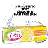 GETIT.QA- Qatar’s Best Online Shopping Website offers FEM USA HAIR REMOVAL CREAM WITH REFRESHING LEMON FOR SKIN 120 G at the lowest price in Qatar. Free Shipping & COD Available!