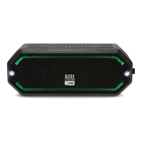 GETIT.QA- Qatar’s Best Online Shopping Website offers ALTEC LANSING HYDRAJOLT WIRELESS BLUETOOTH SPEAKER, WATERPROOF PORTABLE SPEAKERS WITH BUILT IN PHONE CHARGER AND LIGHTS, EVERYTHING PROOF OUTDOOR, SHOCKPROOF, SNOWPROOF, 16 HOURS PLAYTIME at the lowest price in Qatar. Free Shipping & COD Available!