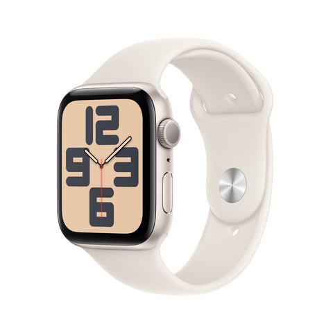 GETIT.QA- Qatar’s Best Online Shopping Website offers PRE-ORDER APPLE WATCH SE GPS, 44 MM STARLIGHT ALUMINIUM CASE WITH STARLIGHT SPORT BAND - M/L, MXEV3QA/A at the lowest price in Qatar. Free Shipping & COD Available!