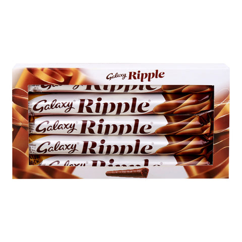 GETIT.QA- Qatar’s Best Online Shopping Website offers GALAXY RIPPLE CHOCOLATE 5 X 30 G PRICE OFF at the lowest price in Qatar. Free Shipping & COD Available!