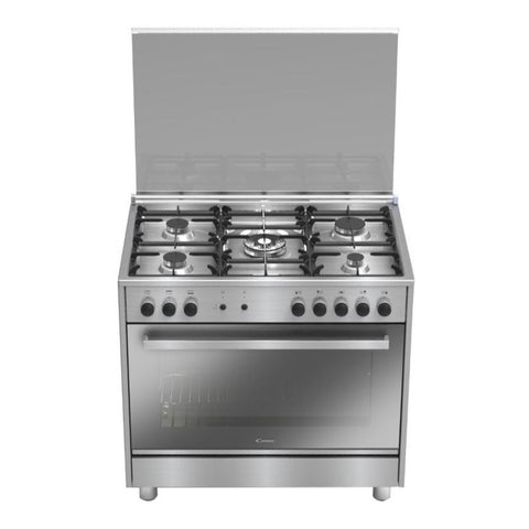 GETIT.QA- Qatar’s Best Online Shopping Website offers CANDY GAS COOKING RANGE, 90 CM, 5 GAS BURNER, GAS OVEN, GAS GRILL, FAN COOKING, FULL SAFETY, 3 CAST IRON GRIDS, 130L, MADE IN ITALY, INOX, CGG95HXLPG/1 at the lowest price in Qatar. Free Shipping & COD Available!