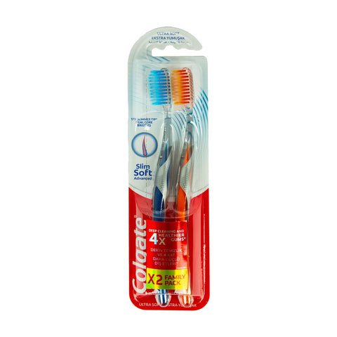 GETIT.QA- Qatar’s Best Online Shopping Website offers COLGATE TOOTHBRUSH ADVANCE SLIM SOFT ASSORTED COLOR 1+1 at the lowest price in Qatar. Free Shipping & COD Available!