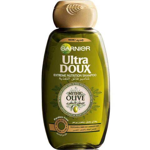 GETIT.QA- Qatar’s Best Online Shopping Website offers GARNIER ULTRA DOUX MYTHIC OLIVE SHAMPOO-- 400 ML at the lowest price in Qatar. Free Shipping & COD Available!