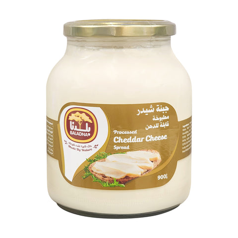 GETIT.QA- Qatar’s Best Online Shopping Website offers BALADNA PROCESSED SPREADABLE CHEDDAR CHEESE 900 G at the lowest price in Qatar. Free Shipping & COD Available!