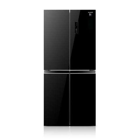 GETIT.QA- Qatar’s Best Online Shopping Website offers SHARP FRENCH DOOR REFRIGERATOR, 401 L, BLACK GLASS, SJ-FH560-BK3 at the lowest price in Qatar. Free Shipping & COD Available!