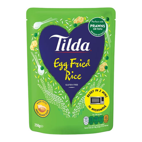 GETIT.QA- Qatar’s Best Online Shopping Website offers TILDA EGG FRIED RICE 250 G
 at the lowest price in Qatar. Free Shipping & COD Available!