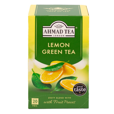 GETIT.QA- Qatar’s Best Online Shopping Website offers AHMAD TEA LEMON GREEN TEA 20 TEABAGS at the lowest price in Qatar. Free Shipping & COD Available!