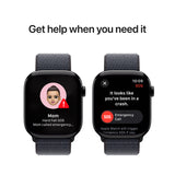 GETIT.QA- Qatar’s Best Online Shopping Website offers PRE-ORDER APPLE WATCH SERIES 10 GPS + CELLULAR, 46 MM JET BLACK ALUMINIUM CASE WITH INK SPORT LOOP, MWY53QA/A at the lowest price in Qatar. Free Shipping & COD Available!