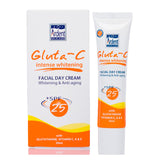 GETIT.QA- Qatar’s Best Online Shopping Website offers GLUTA-C INTENSE WHITENING FACIAL DAY CREAM WITH SPF 25 30 ML at the lowest price in Qatar. Free Shipping & COD Available!