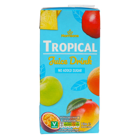 GETIT.QA- Qatar’s Best Online Shopping Website offers MORRISONS NO ADDED SUGAR TROPICAL JUICE DRINK 1 LITRE
 at the lowest price in Qatar. Free Shipping & COD Available!