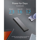 GETIT.QA- Qatar’s Best Online Shopping Website offers ANKER POWERCORE SLIM POWERBANK, 10000 MAH, BLACK, A1229016 at the lowest price in Qatar. Free Shipping & COD Available!