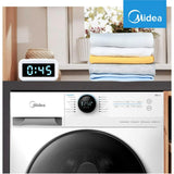 GETIT.QA- Qatar’s Best Online Shopping Website offers MIDEA FRONT LOAD WASHING MACHINE, 10 KG, 1400 RPM, WHITE, MF200W100WBW at the lowest price in Qatar. Free Shipping & COD Available!