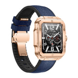 GETIT.QA- Qatar’s Best Online Shopping Website offers SWISS MILITARY ALPS2 SMART WATCH, ROSE GOLD FRAME AND BLUE LEATHER STRAP, 1.85 INCH at the lowest price in Qatar. Free Shipping & COD Available!