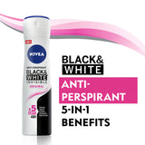 GETIT.QA- Qatar’s Best Online Shopping Website offers NIVEA DEODORANT SPRAY INVISIBLE FOR BLACK & WHITE 200 ML at the lowest price in Qatar. Free Shipping & COD Available!