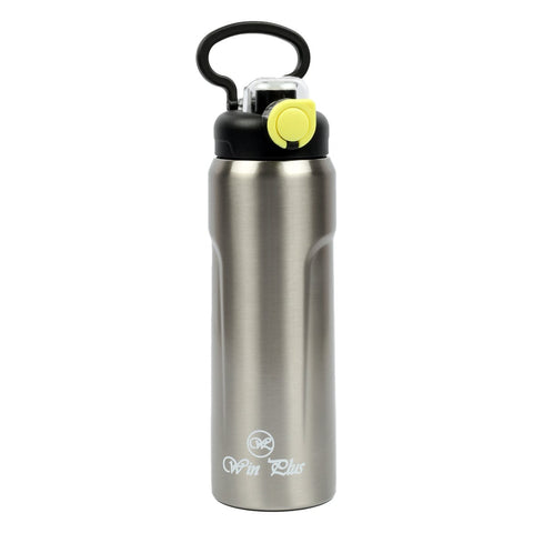 GETIT.QA- Qatar’s Best Online Shopping Website offers WIN PLUS STAINLESS STEEL WATER BOTTLE, C10363, 1 LITRE, ASSORTED at the lowest price in Qatar. Free Shipping & COD Available!