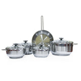 GETIT.QA- Qatar’s Best Online Shopping Website offers BERLIN STAINLESS STEEL COOKWARE SET-- 9 PCS-- BER204 at the lowest price in Qatar. Free Shipping & COD Available!