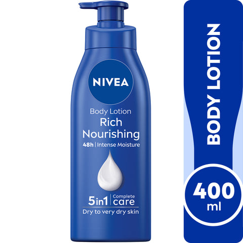 GETIT.QA- Qatar’s Best Online Shopping Website offers NIVEA BODY LOTION NOURISHING EXTRA DRY SKIN 400 ML at the lowest price in Qatar. Free Shipping & COD Available!