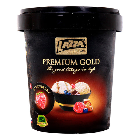 GETIT.QA- Qatar’s Best Online Shopping Website offers LAZZA PREMIUM GOLD ICE CREAM STRAWBERRY 500 ML at the lowest price in Qatar. Free Shipping & COD Available!