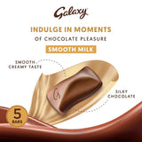 GETIT.QA- Qatar’s Best Online Shopping Website offers GALAXY CHOCOLATE MULTIPACKS SMOOTH MILK CHOCOLATE BARS 5 X 36 G at the lowest price in Qatar. Free Shipping & COD Available!