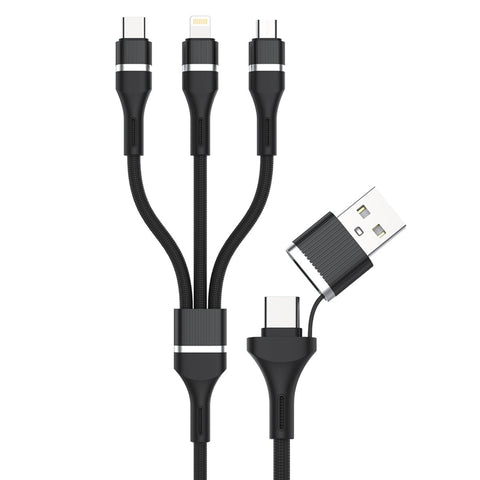 GETIT.QA- Qatar’s Best Online Shopping Website offers TRANDS 60W ALL IN ONE CABLE CA8476, BLACK at the lowest price in Qatar. Free Shipping & COD Available!