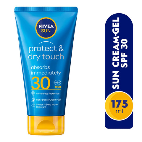 GETIT.QA- Qatar’s Best Online Shopping Website offers NIVEA SUN CREAM-GEL PROTECT & DRY TOUCH SPF30 175 ML at the lowest price in Qatar. Free Shipping & COD Available!