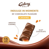 GETIT.QA- Qatar’s Best Online Shopping Website offers GALAXY MINIS MILK CHOCOLATE CARAMEL CHOCOLATE BAR 13 PCS 182 G at the lowest price in Qatar. Free Shipping & COD Available!