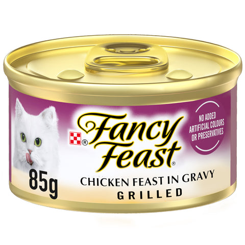 GETIT.QA- Qatar’s Best Online Shopping Website offers PURINA FANCY FEAST GRILLED CHICKEN FEAST IN GRAVY CAT FOOD 85 G
 at the lowest price in Qatar. Free Shipping & COD Available!