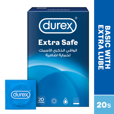 GETIT.QA- Qatar’s Best Online Shopping Website offers DUREX EXTRA SAFE CONDOM 20 PCS at the lowest price in Qatar. Free Shipping & COD Available!