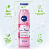 GETIT.QA- Qatar’s Best Online Shopping Website offers NIVEA FRESH BLENDS REFRESHING SHOWER GEL RASPBERRY-- BLUEBERRY-- ALMOND MILK 300 ML at the lowest price in Qatar. Free Shipping & COD Available!