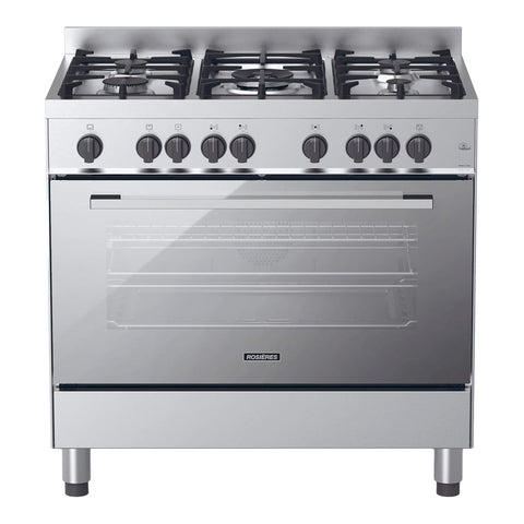 GETIT.QA- Qatar’s Best Online Shopping Website offers CANDY GAS COOKING RANGE, 90 CM, 5 GAS BURNER, GAS OVEN, GAS GRILL, FAN COOKING, FULL SAFETY, 3 CAST IRON GRIDS, COOLING FAN, 130L, MADE IN ITALY, INOX, RGG95HXLPG/1 at the lowest price in Qatar. Free Shipping & COD Available!