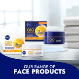 GETIT.QA- Qatar’s Best Online Shopping Website offers NIVEA NIGHT FACE CREAM Q10 ENERGY RECHARGING 50 ML at the lowest price in Qatar. Free Shipping & COD Available!