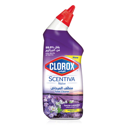 GETIT.QA- Qatar’s Best Online Shopping Website offers CLOROX SCENTIVA TUSCAN LAVENDER TOILET CLEANER 709 ML at the lowest price in Qatar. Free Shipping & COD Available!