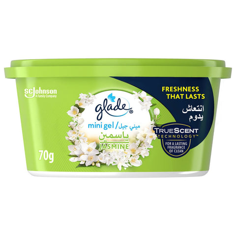 GETIT.QA- Qatar’s Best Online Shopping Website offers GLADE CAR MINI GEL AIR FRESHENER JASMINE 70 G at the lowest price in Qatar. Free Shipping & COD Available!