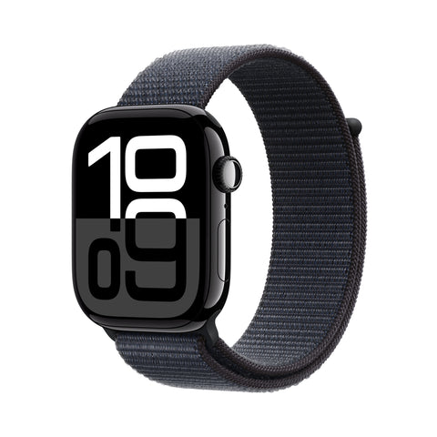 GETIT.QA- Qatar’s Best Online Shopping Website offers PRE-ORDER APPLE WATCH SERIES 10 GPS, 46 MM JET BLACK ALUMINIUM CASE WITH INK SPORT LOOP at the lowest price in Qatar. Free Shipping & COD Available!