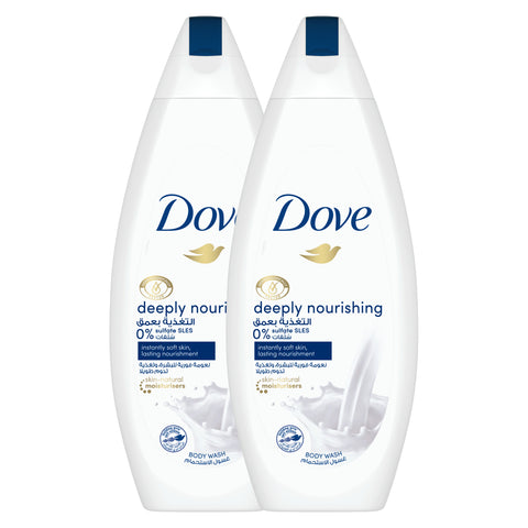 GETIT.QA- Qatar’s Best Online Shopping Website offers DOVE DEEPLY NOURISHING BODY WASH VALUE PACK 2 X 250 ML at the lowest price in Qatar. Free Shipping & COD Available!