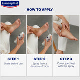 GETIT.QA- Qatar’s Best Online Shopping Website offers HANSAPLAST FOOT DEO PROTECTION 2IN1 ANTIBACTERIAL 150 ML at the lowest price in Qatar. Free Shipping & COD Available!