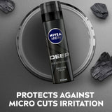 GETIT.QA- Qatar’s Best Online Shopping Website offers NIVEA MEN SHAVING FOAM DEEP SMOOTH BLACK CARBON 200 ML at the lowest price in Qatar. Free Shipping & COD Available!